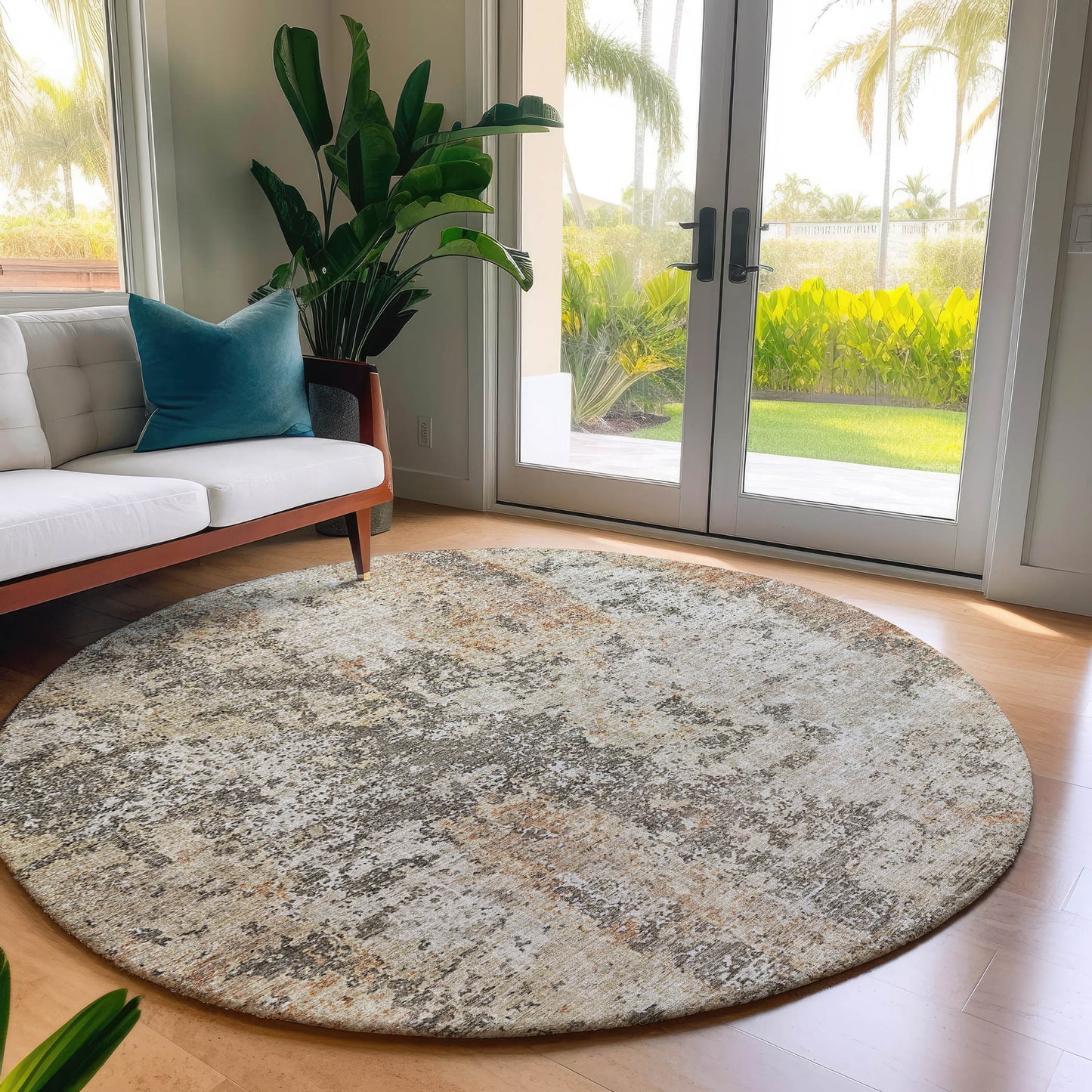 Machine Made Bresca BC5 Terracotta - Dalyn Rugs