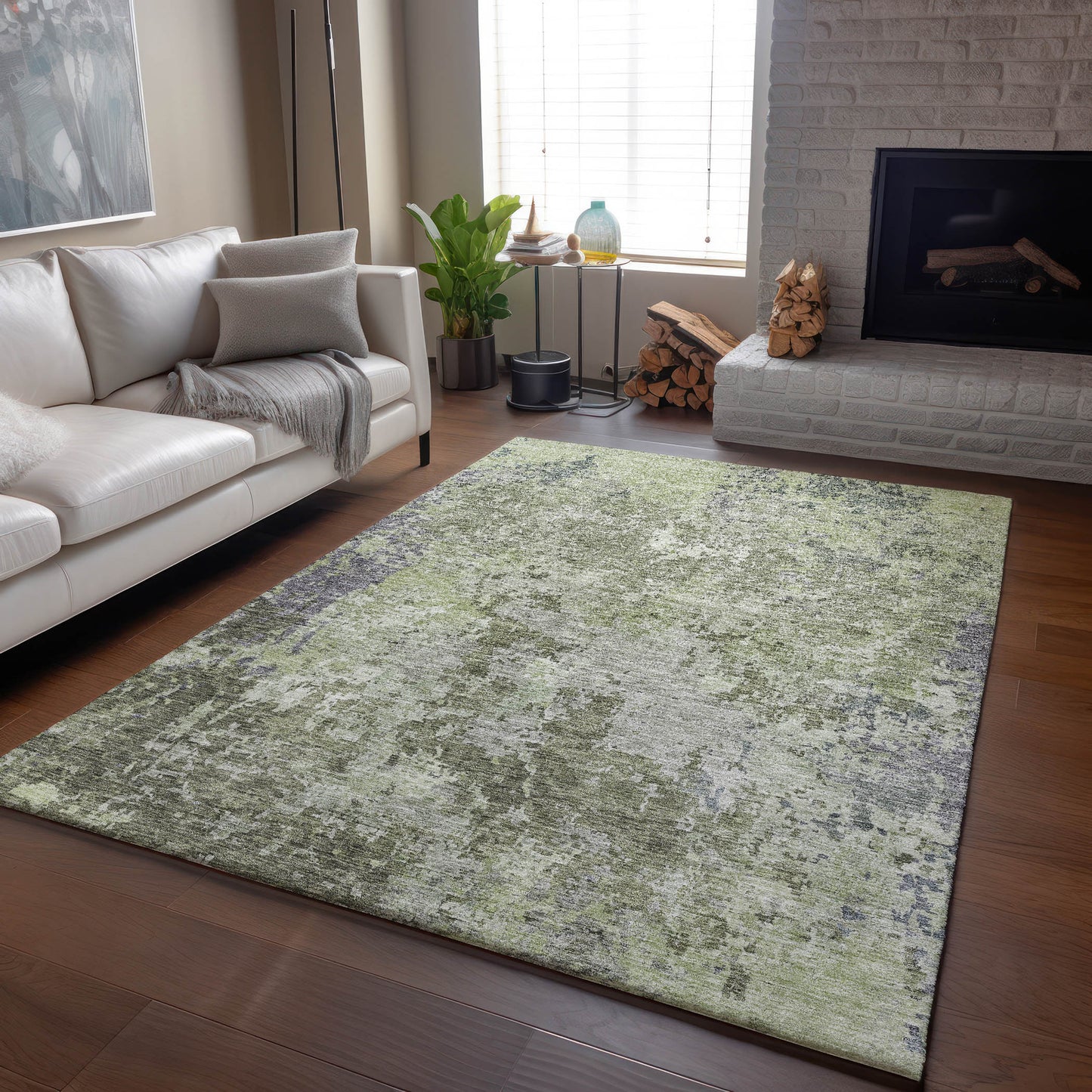 Machine Made Bresca BC6 Green - Dalyn Rugs
