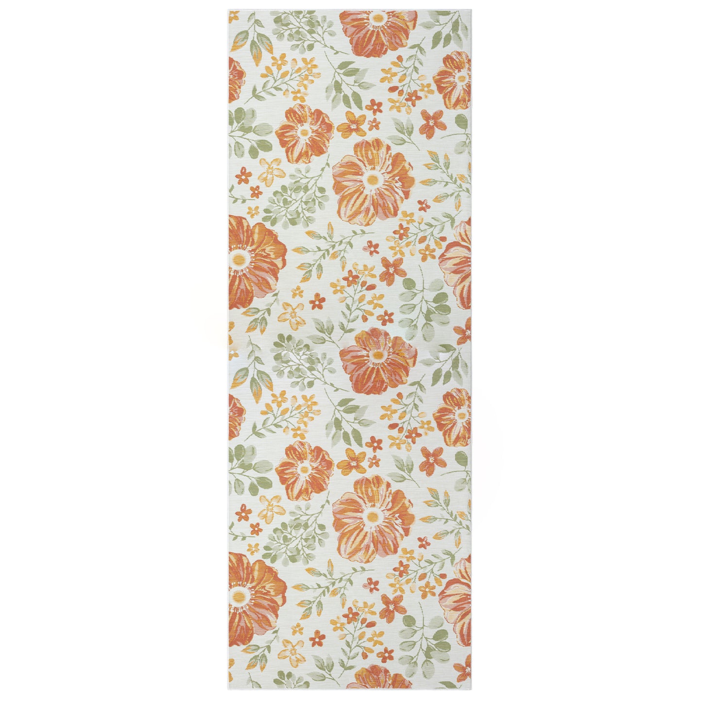 Belize-82510 Tropical Power-Loomed Green Self-Backed Indoor/Outdoor Area Rug - LR Home