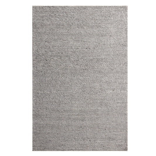 Bergen Anna Gray/Silver Transitional Striped Natural Wool and Nylon Mix Indoor Area Rug - Silo view