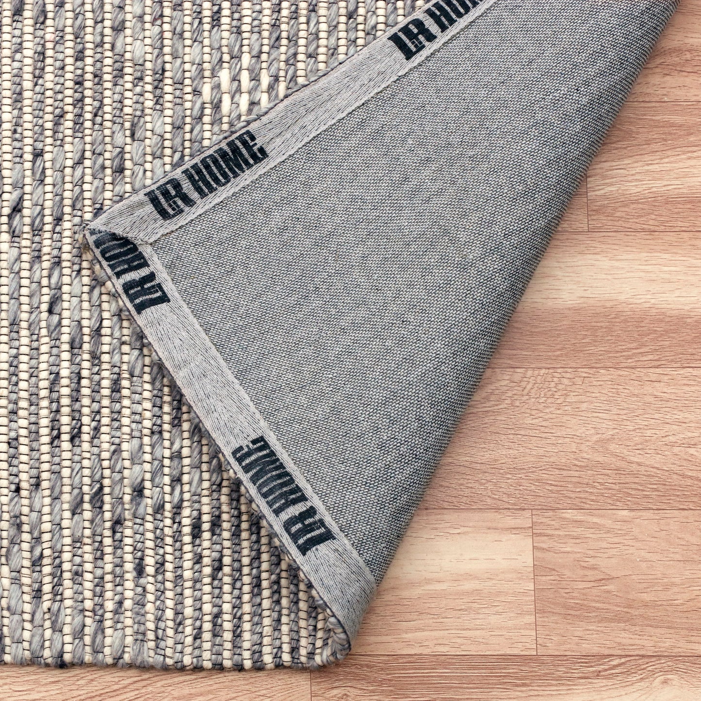 Bergen-03437 Transitional Hand-Woven Blue Cotton Indoor Area Rug - LR Home