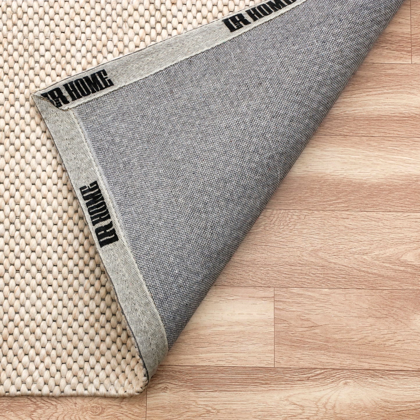 Bergen-03440 Transitional Hand-Woven Beige Cotton Indoor Area Rug - LR Home