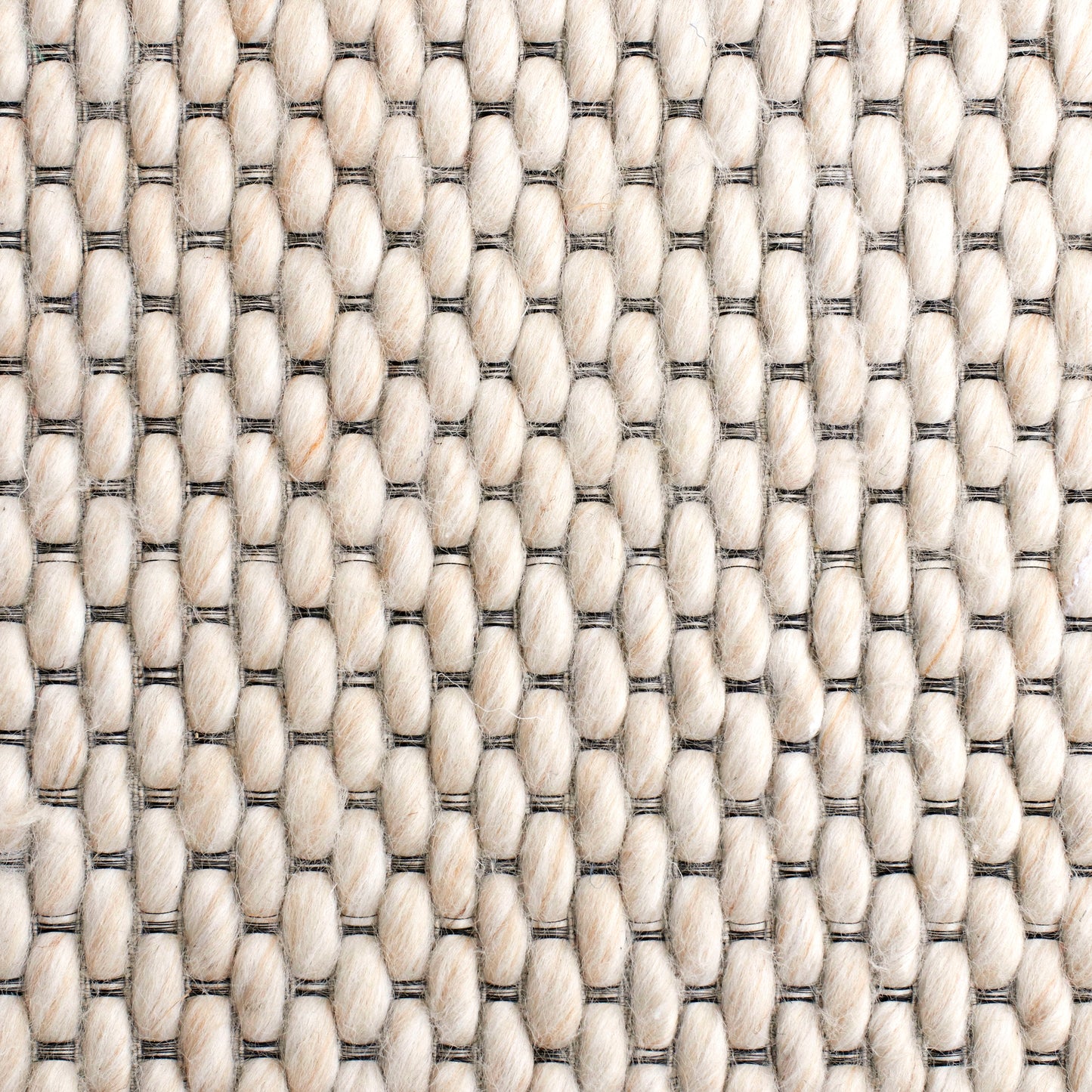 Bergen-03440 Transitional Hand-Woven Beige Cotton Indoor Area Rug - LR Home