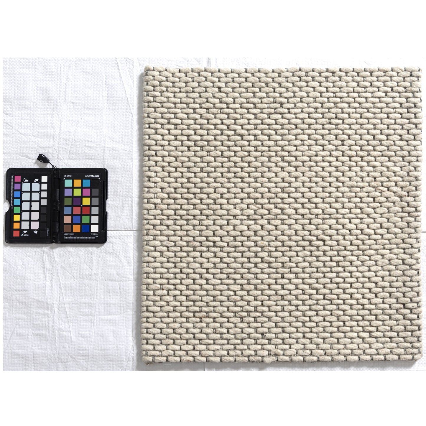 Bergen-03440 Transitional Hand-Woven Beige Cotton Indoor Area Rug - LR Home