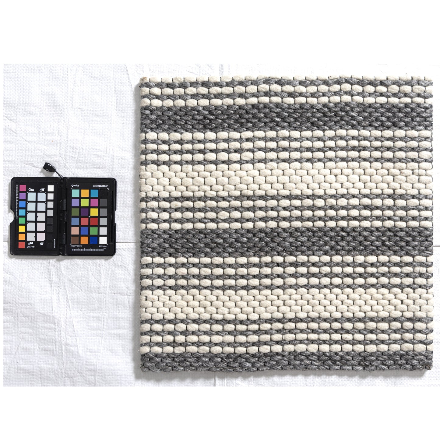 Bergen-03439 Transitional Hand-Woven Gray Cotton Indoor Area Rug - LR Home