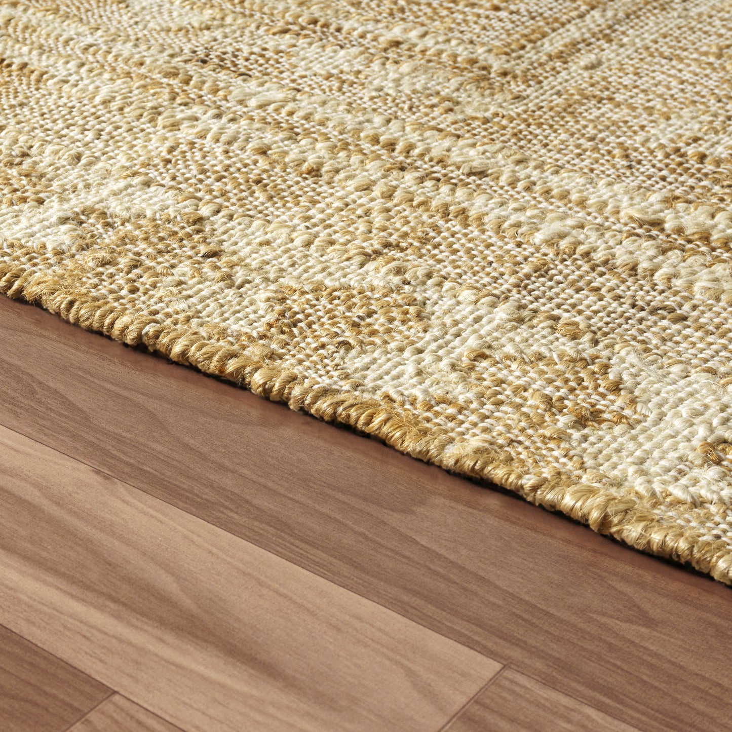 Birch-82485 Traditional Hand-Woven Natural/Ivory Cotton Indoor Area Rug - LR Home