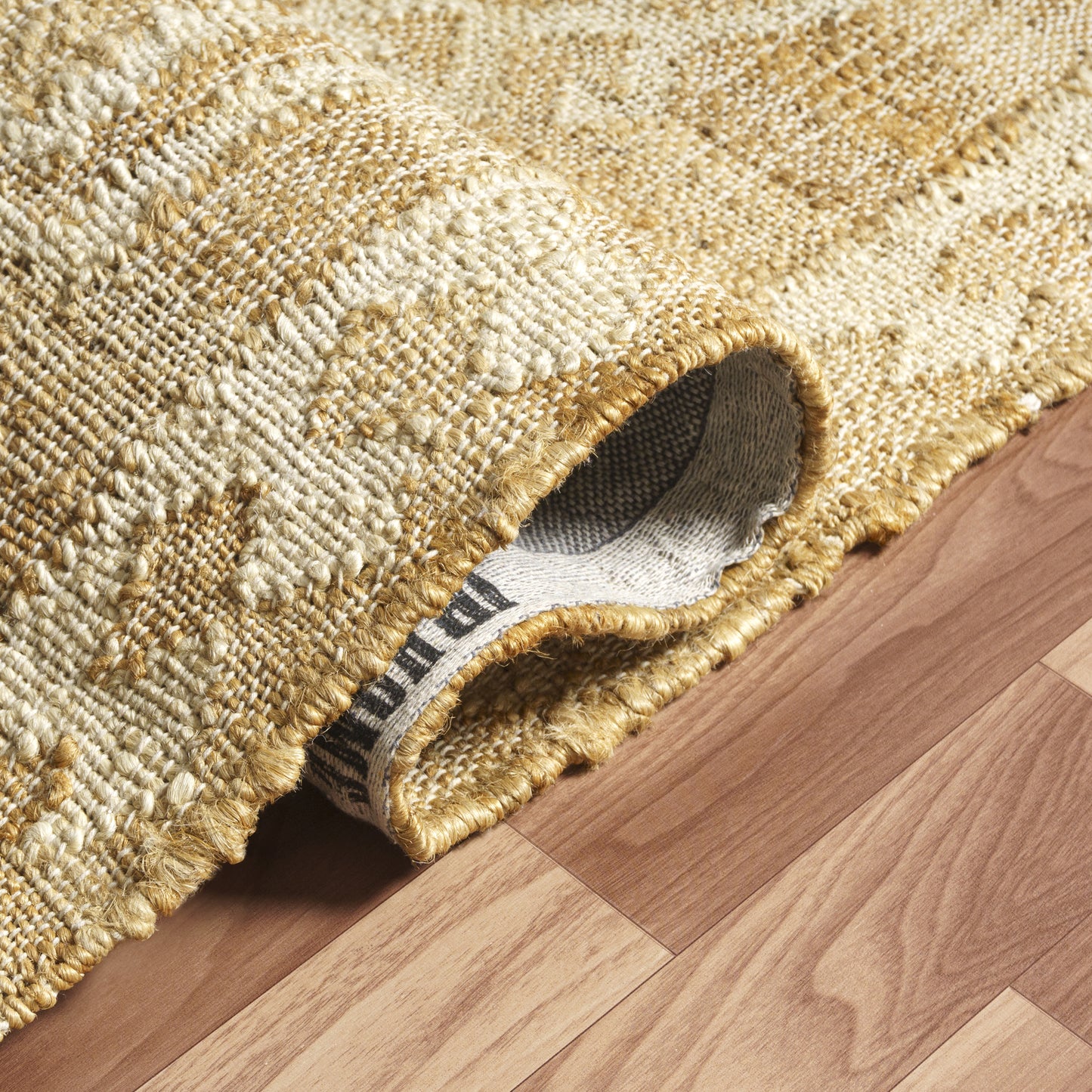 Birch-82485 Traditional Hand-Woven Natural/Ivory Cotton Indoor Area Rug - LR Home