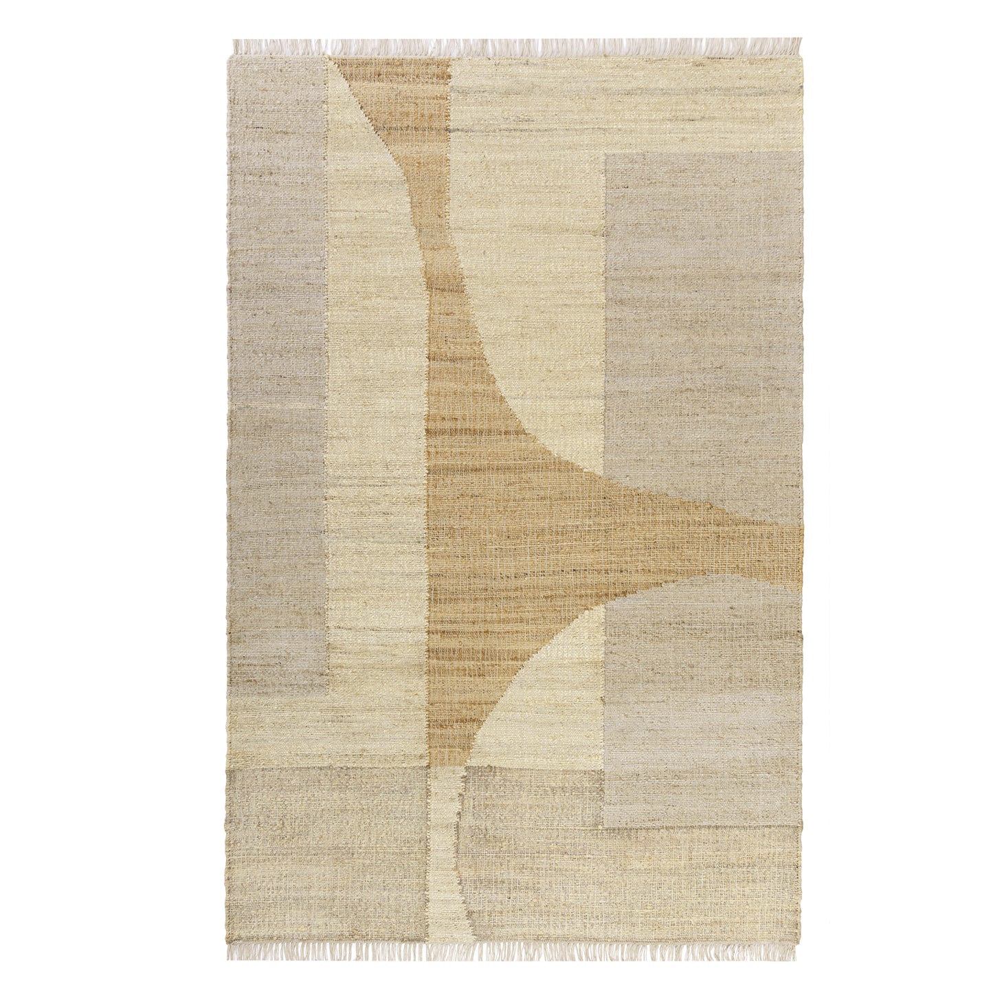 Birch-82487 Contemporary Hand-Woven Natural/Ivory Cotton Indoor Area Rug - LR Home
