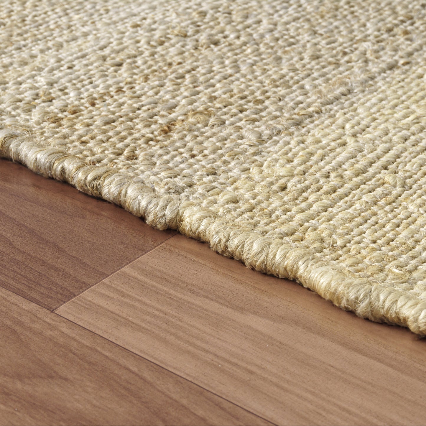 Birch-82487 Contemporary Hand-Woven Natural/Ivory Cotton Indoor Area Rug - LR Home