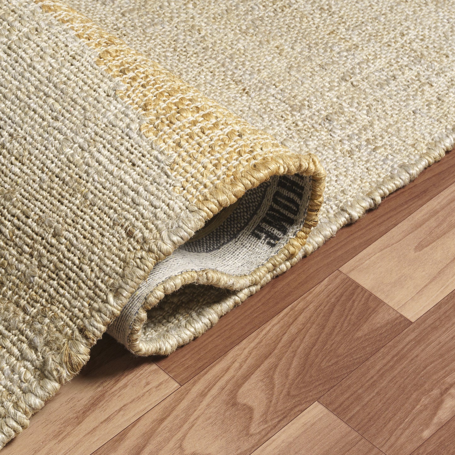 Birch-82487 Contemporary Hand-Woven Natural/Ivory Cotton Indoor Area Rug - LR Home
