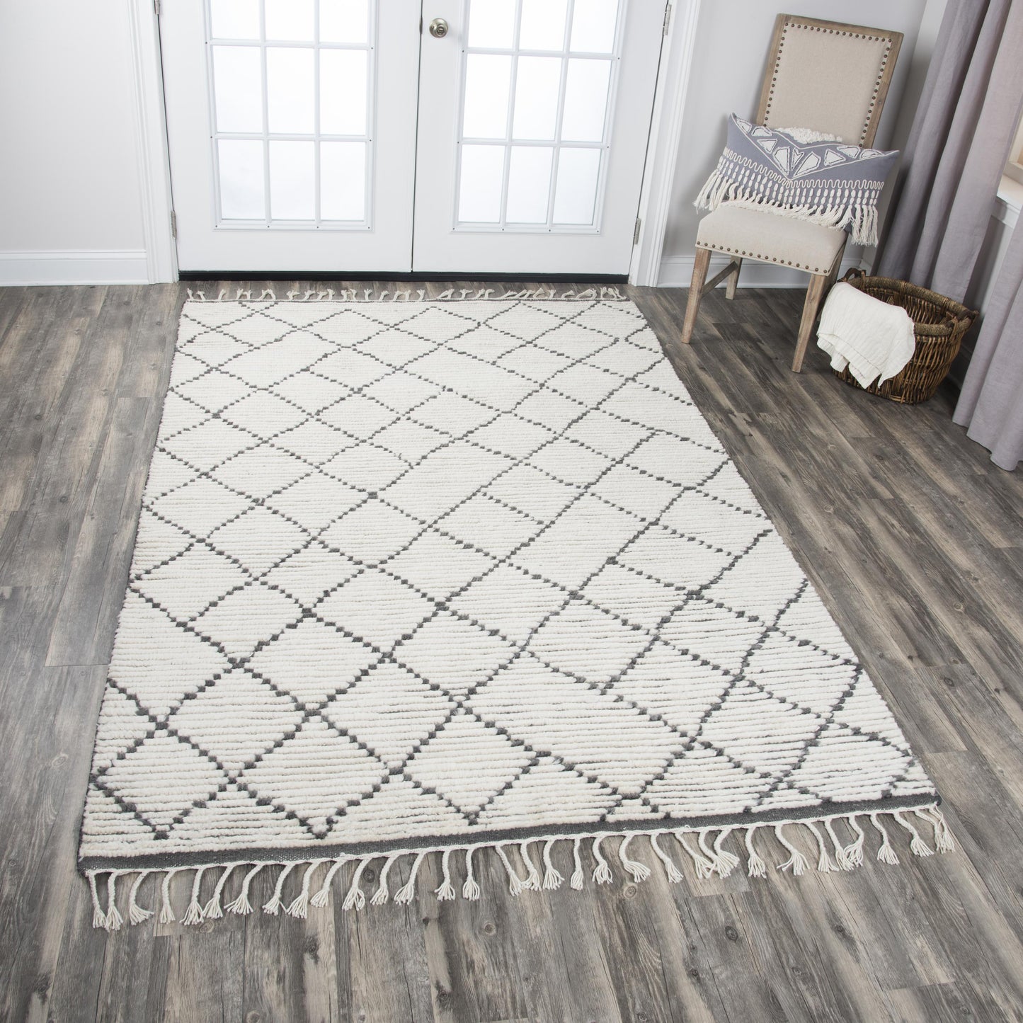 Berkley BK988A Natural  Hand-Knotted Rug - Rizzy