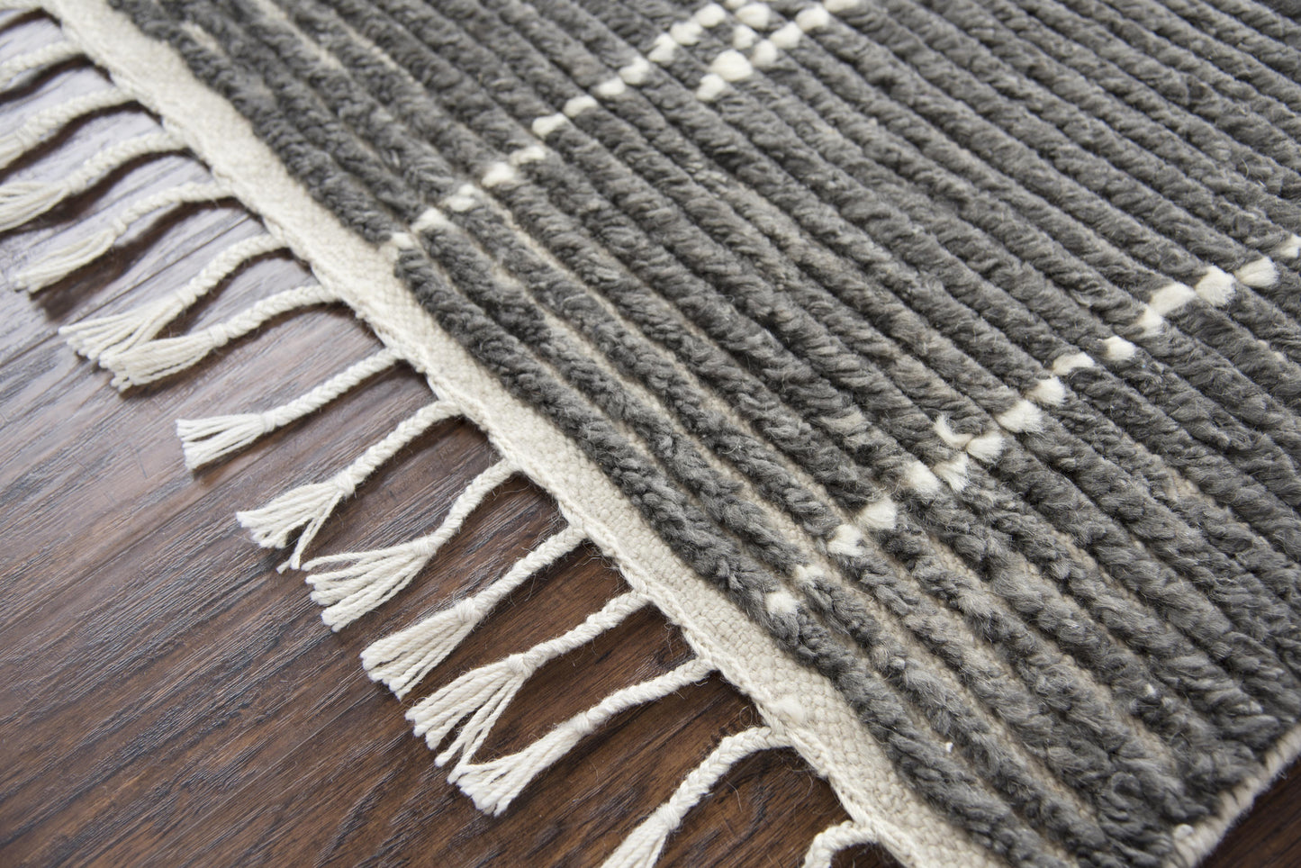 Berkley BK992A Gray Hand-Knotted Rug - Rizzy