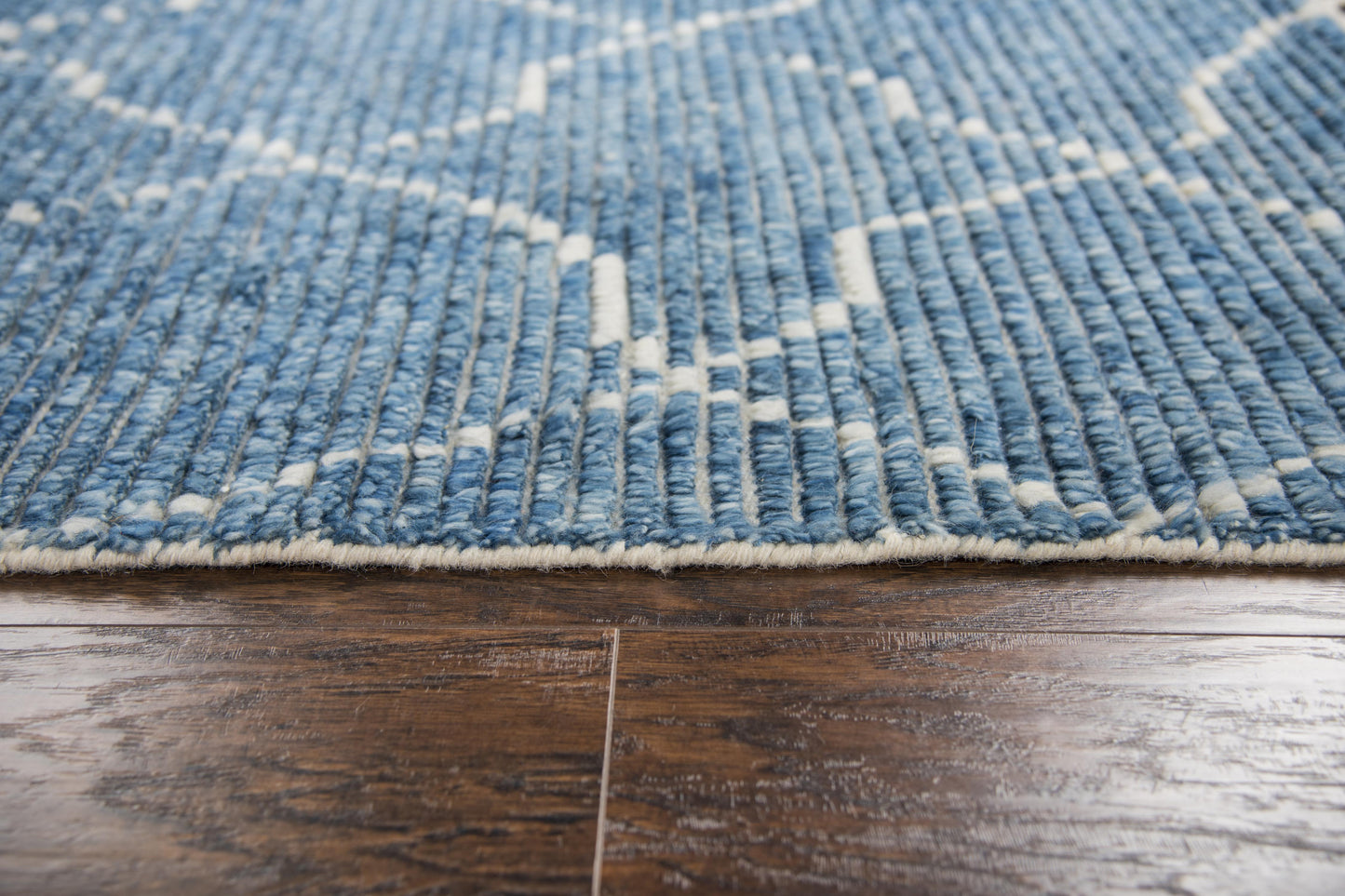 Berkley BK993A Blue Hand-Knotted Rug - Rizzy