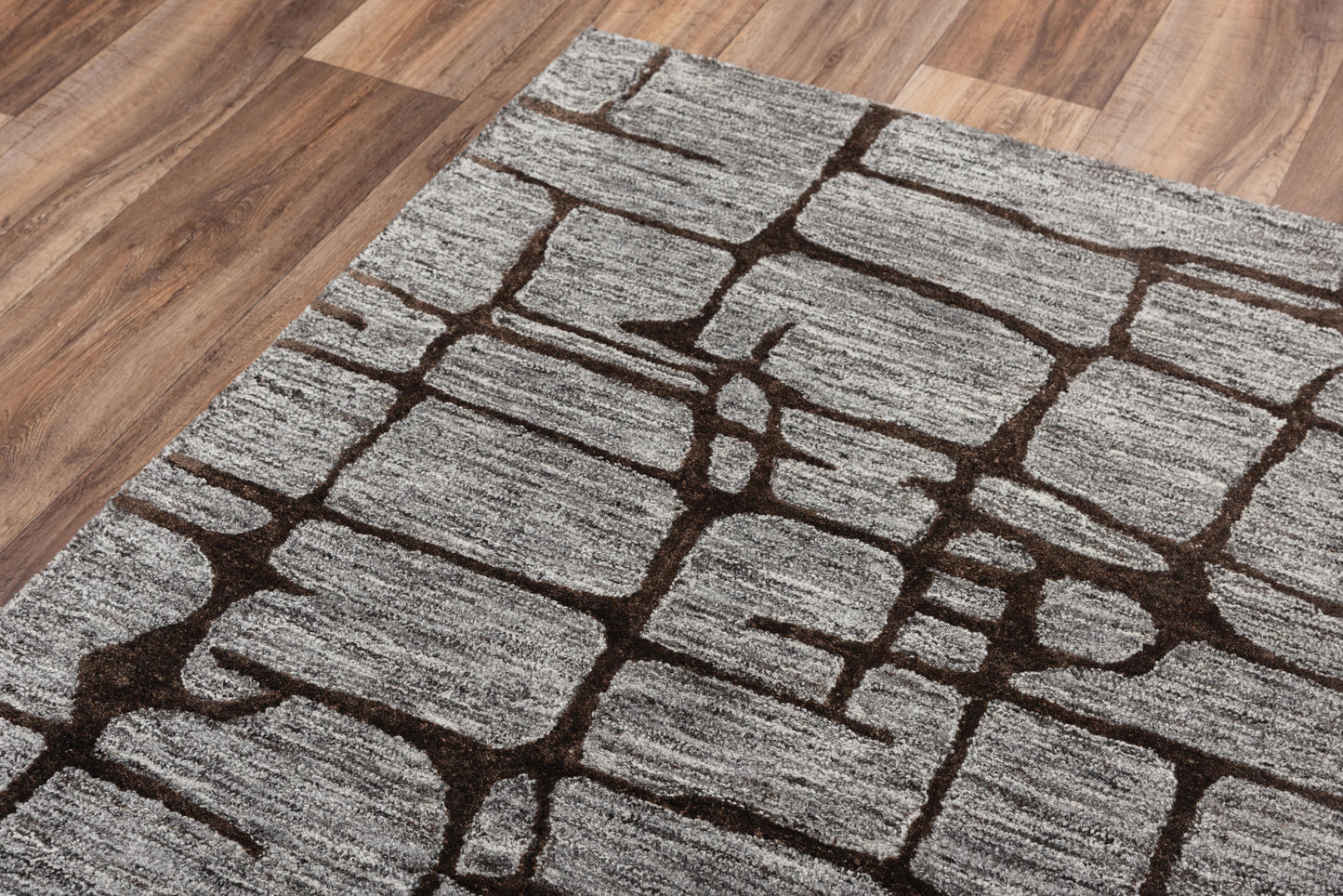 Becker BKR104 Gray Hand-Tufted Rug - Rizzy