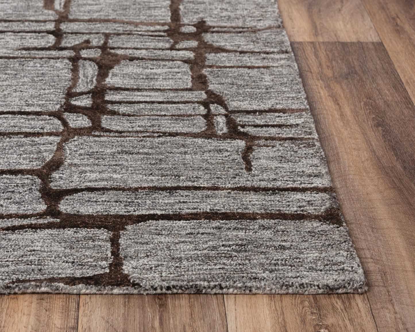 Becker BKR104 Gray Hand-Tufted Rug - Rizzy
