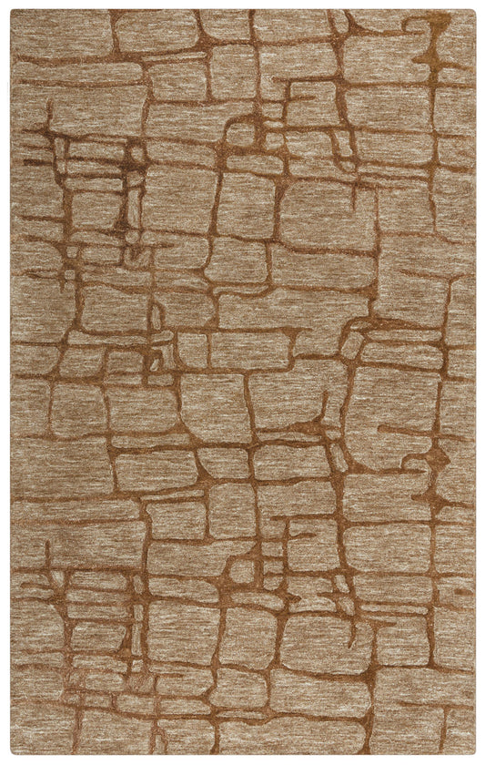 Becker BKR105 Brown Hand-Tufted Rug - Rizzy