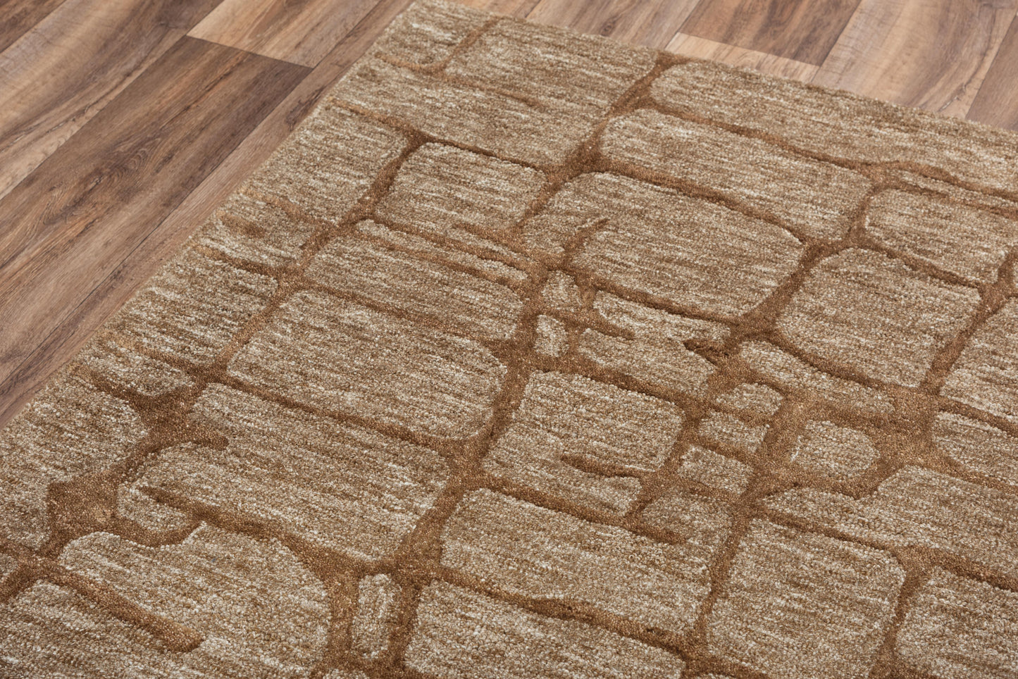 Becker BKR105 Brown Hand-Tufted Rug - Rizzy