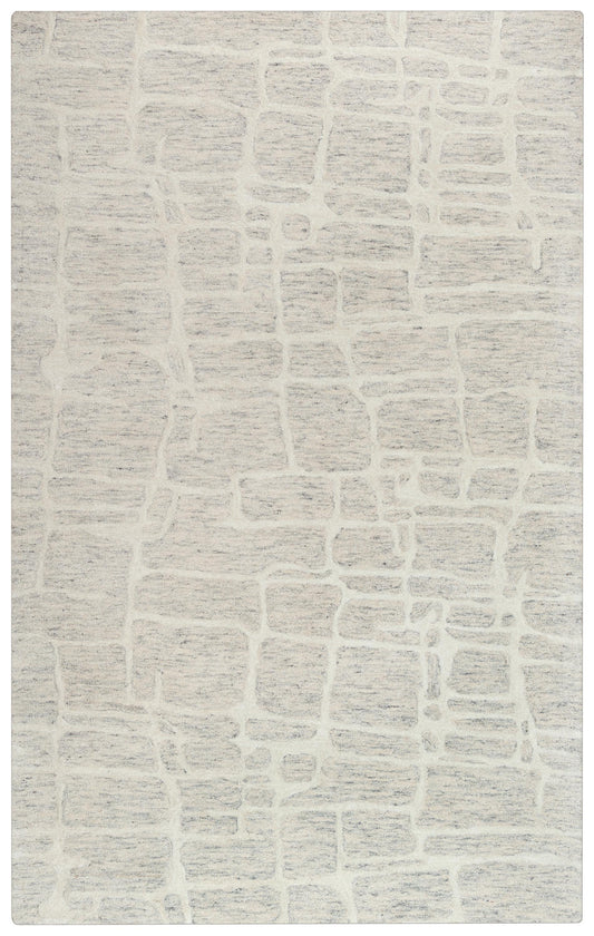 Becker BKR106 Ivory Hand-Tufted Rug - Rizzy