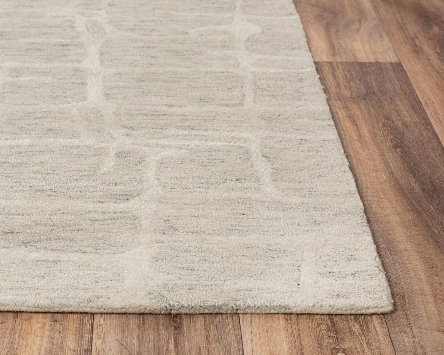 Becker BKR106 Ivory Hand-Tufted Rug - Rizzy