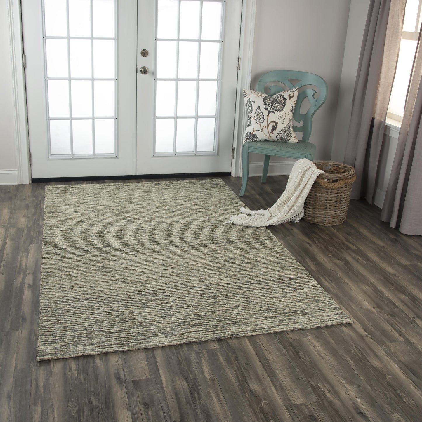 Berkshire BKS102 Gray Hand-Tufted Rug - Rizzy