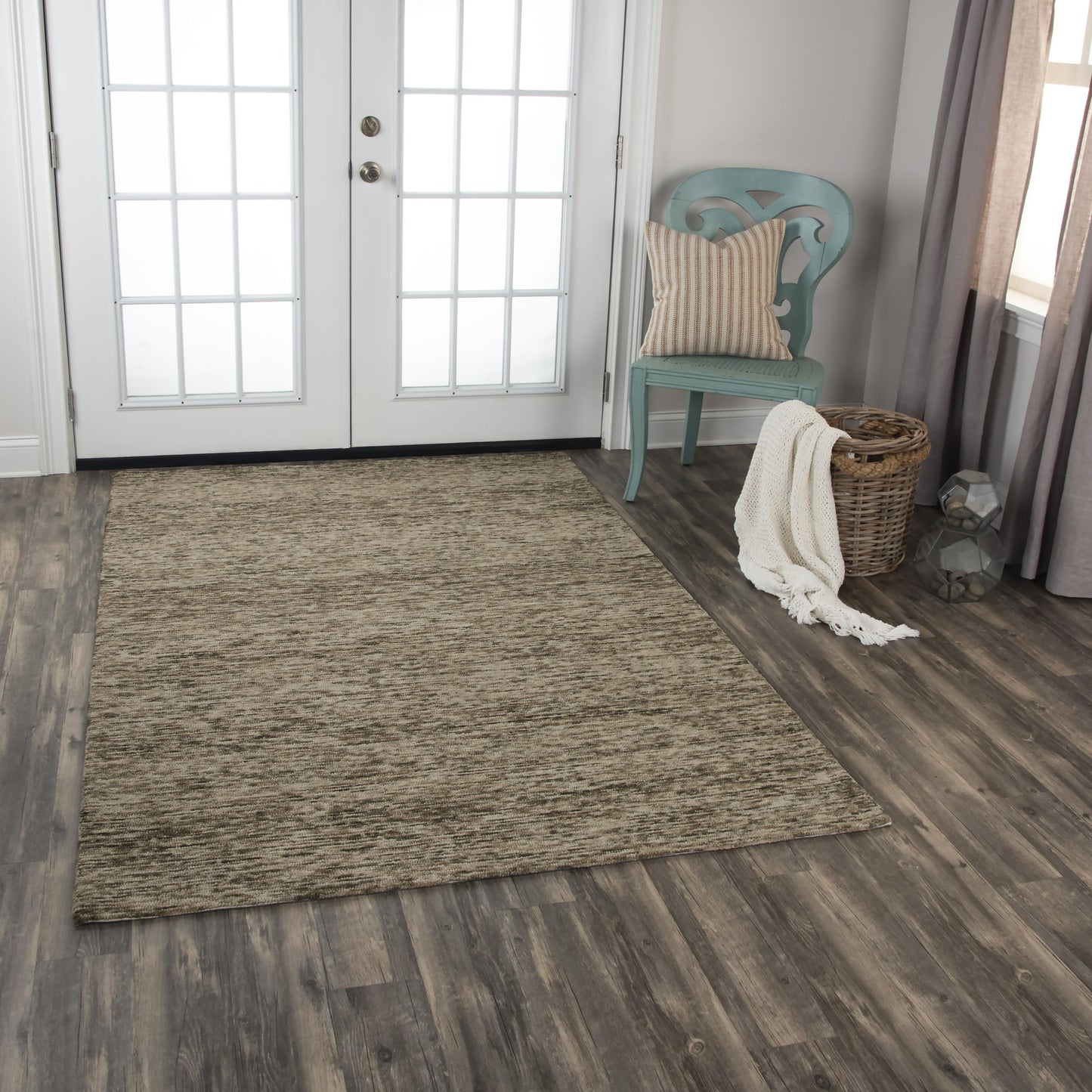 Berkshire BKS103 Brown Hand-Tufted Rug - Rizzy
