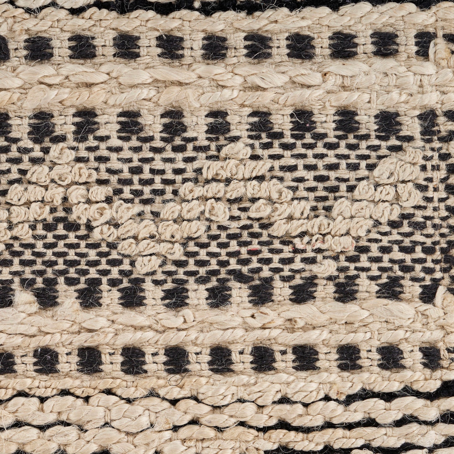 Bleached Naturals-81432 Farmhouse Hand-Woven Charcoal/Pink Cotton Indoor Area Rug - LR Home