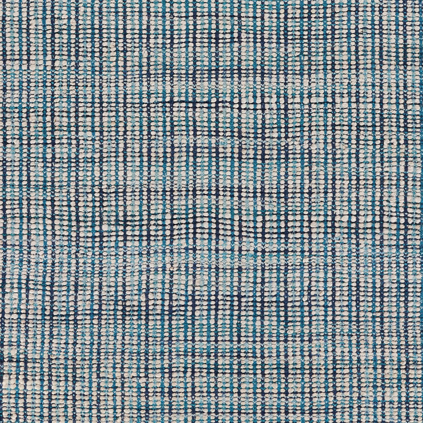 Bleached Naturals-81433 Farmhouse Hand-Woven Blue Cotton Indoor Area Rug - LR Home