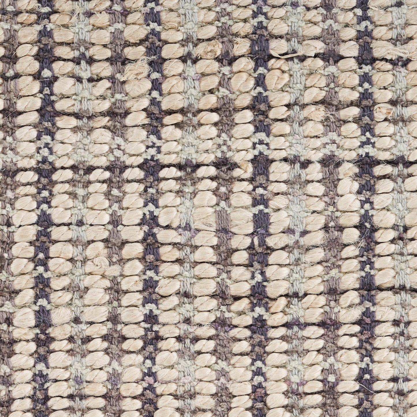 Bleached Naturals-81434 Farmhouse Hand-Woven Gray Cotton Indoor Area Rug - LR Home