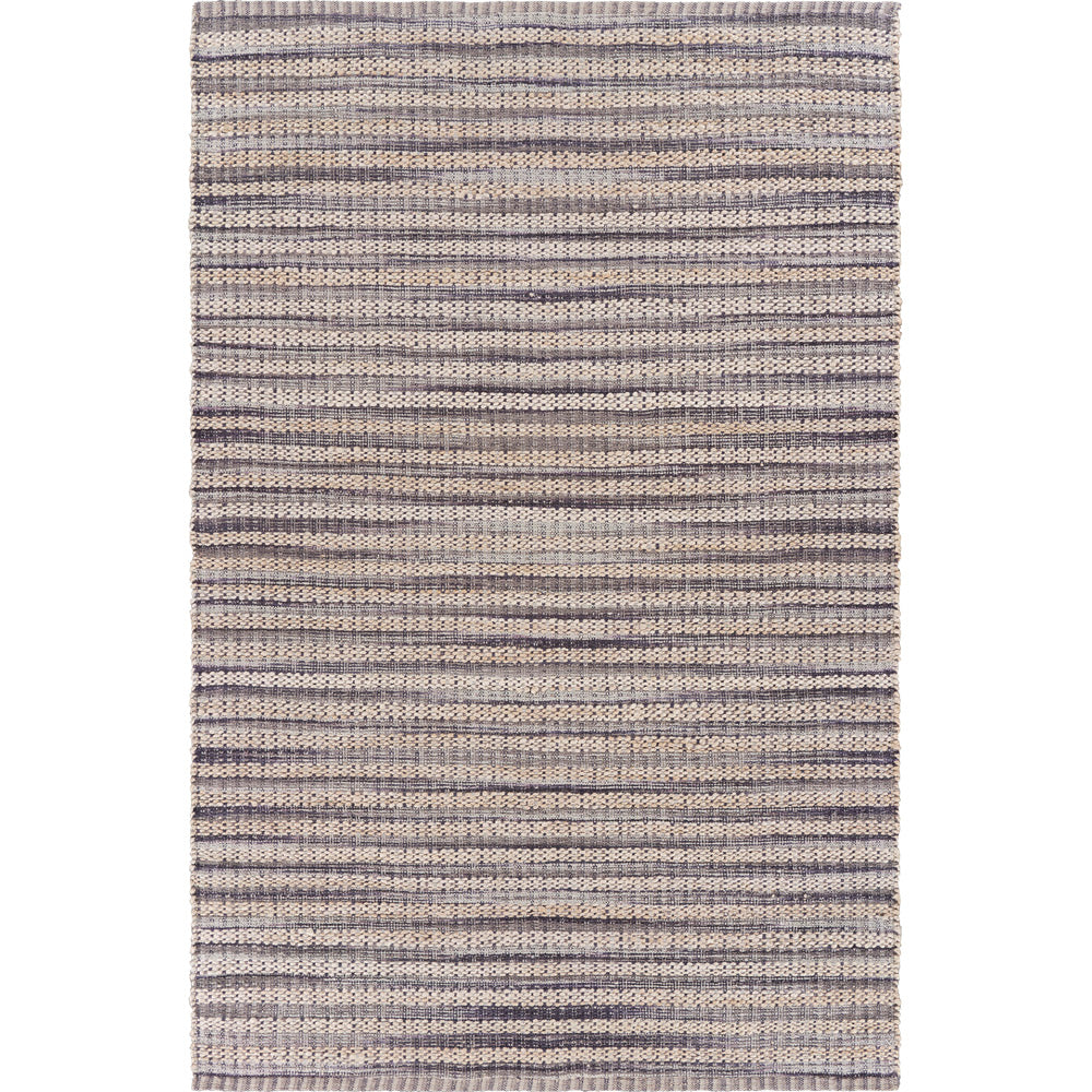 Bleached Naturals-81435 Farmhouse Hand-Woven Gray/Ivory Cotton Indoor Area Rug - LR Home