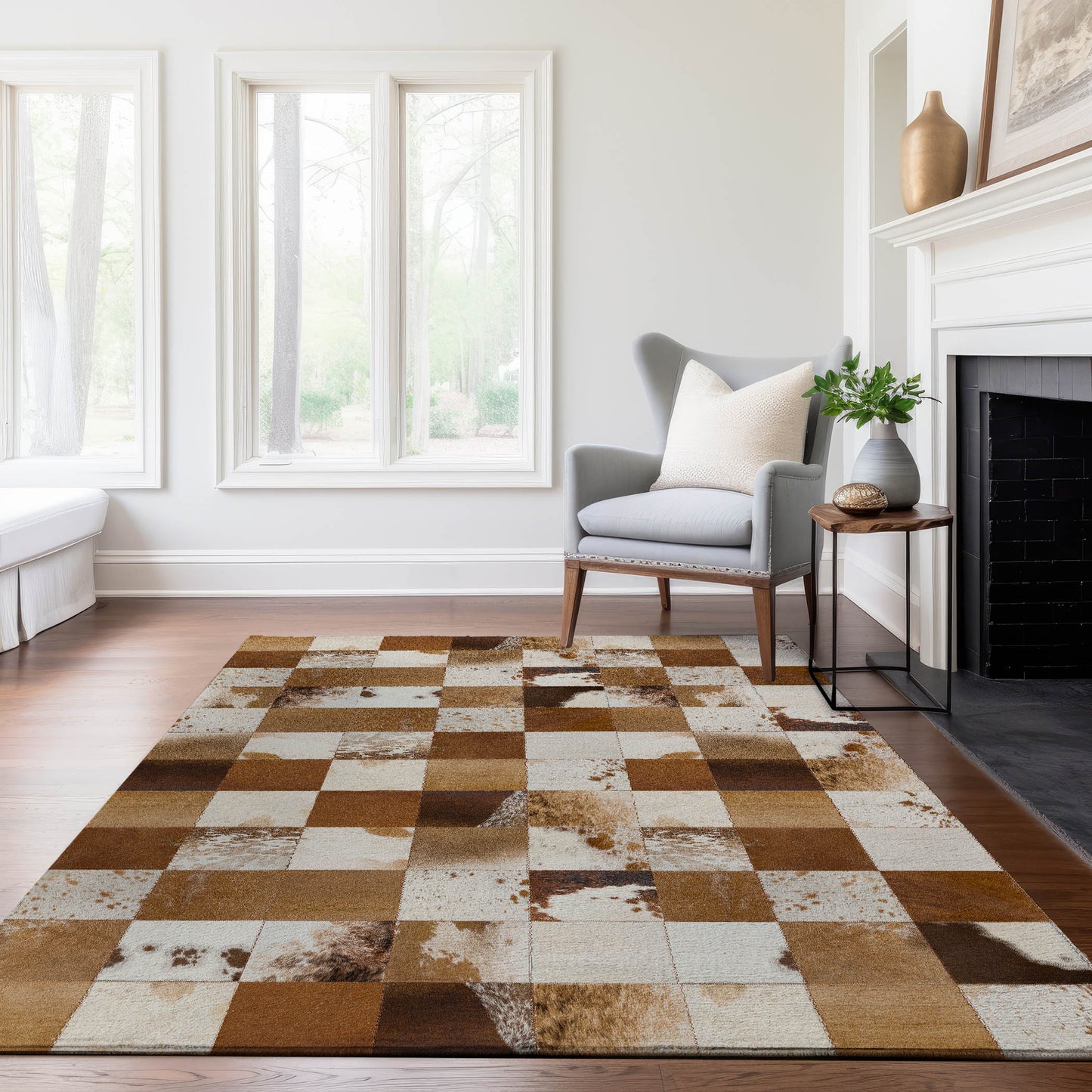 Machine Made Bozeman BM10 Brown - Dalyn Rugs