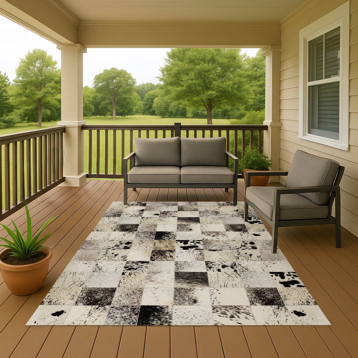 Machine Made Bozeman BM10 Cream - Dalyn Rugs