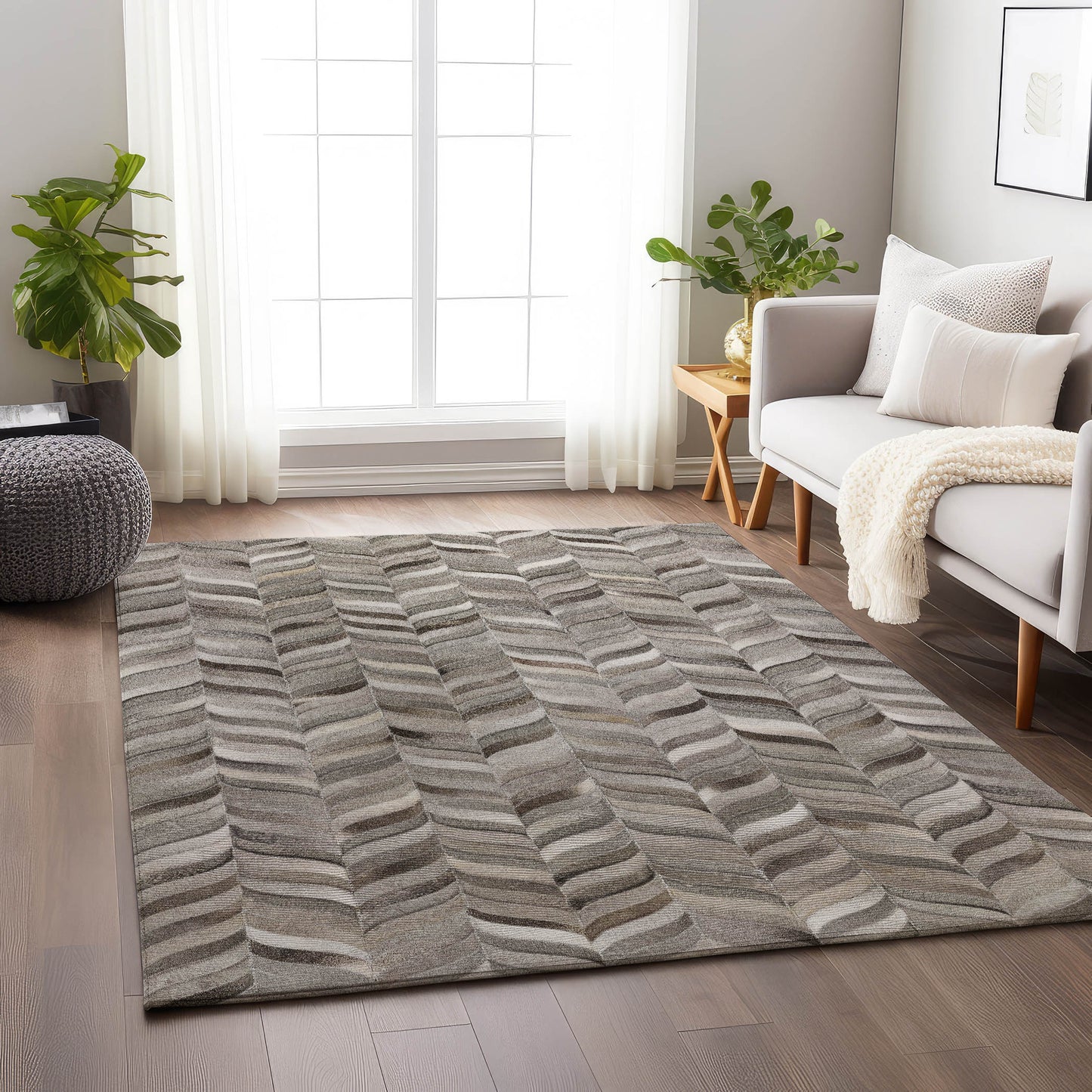 Machine Made Bozeman BM11 Gray - Dalyn Rugs