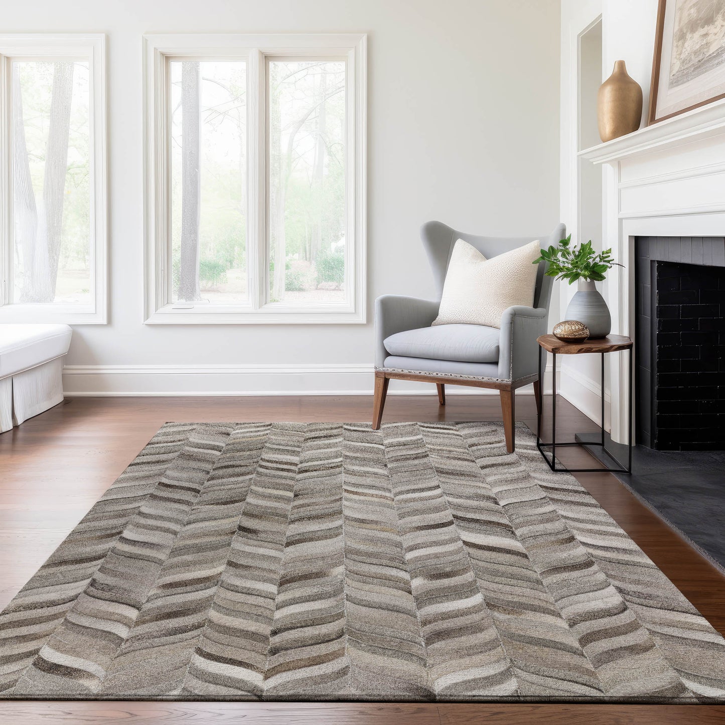 Machine Made Bozeman BM11 Gray - Dalyn Rugs