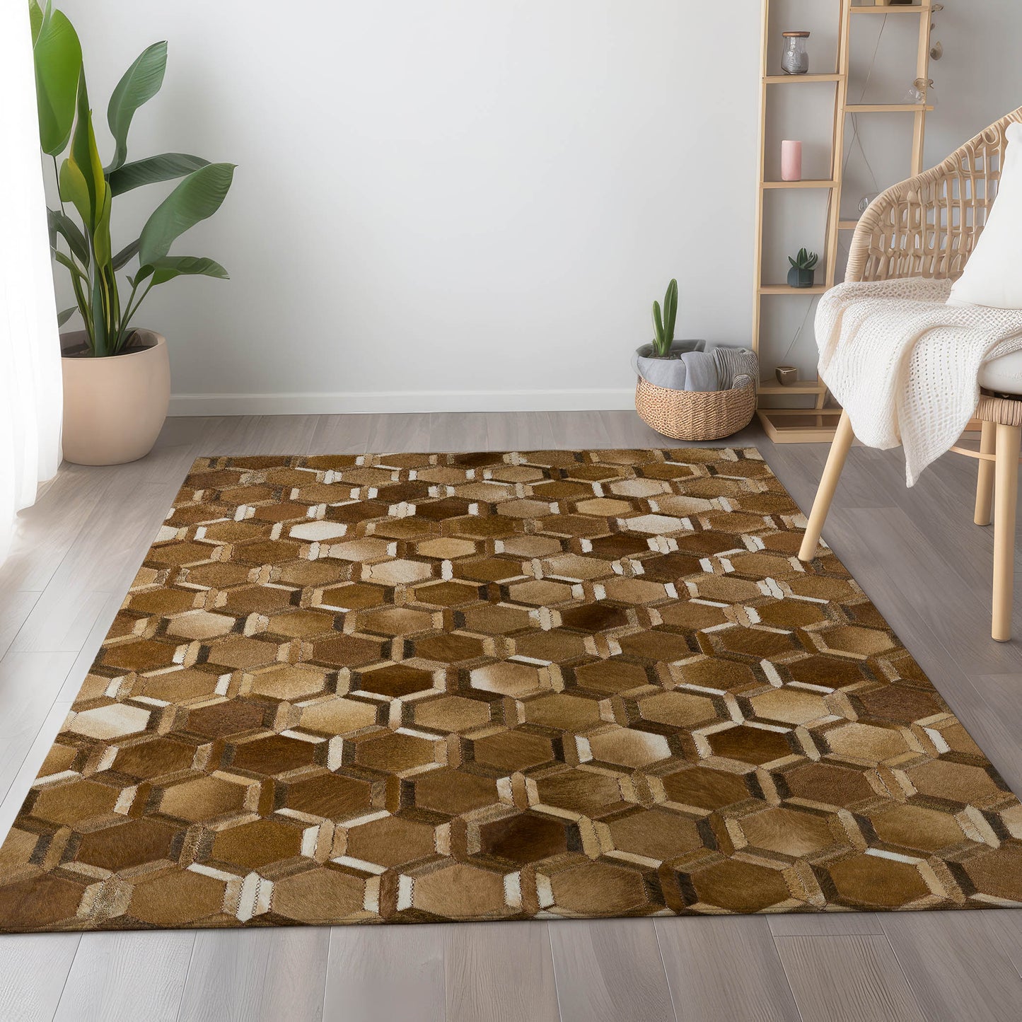 Machine Made Bozeman BM1 Brown - Dalyn Rugs