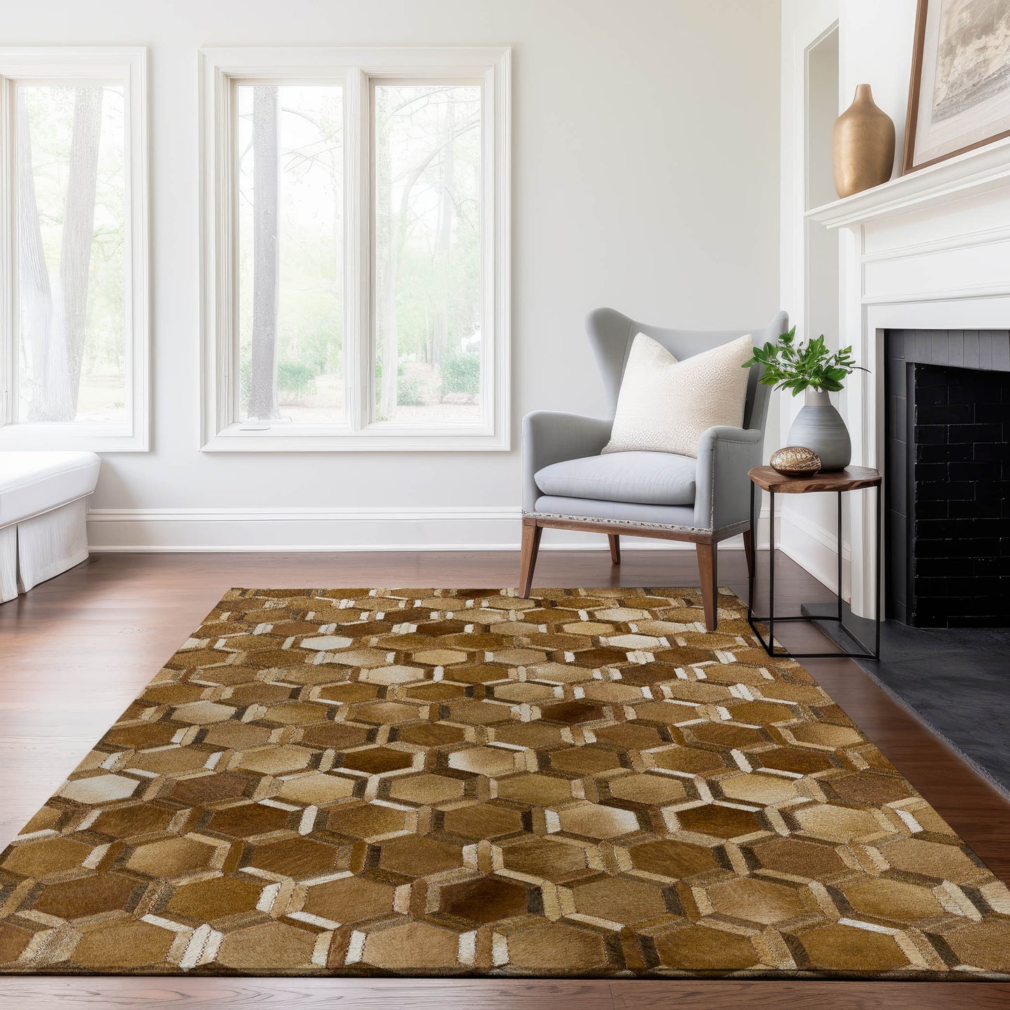 Machine Made Bozeman BM1 Brown - Dalyn Rugs