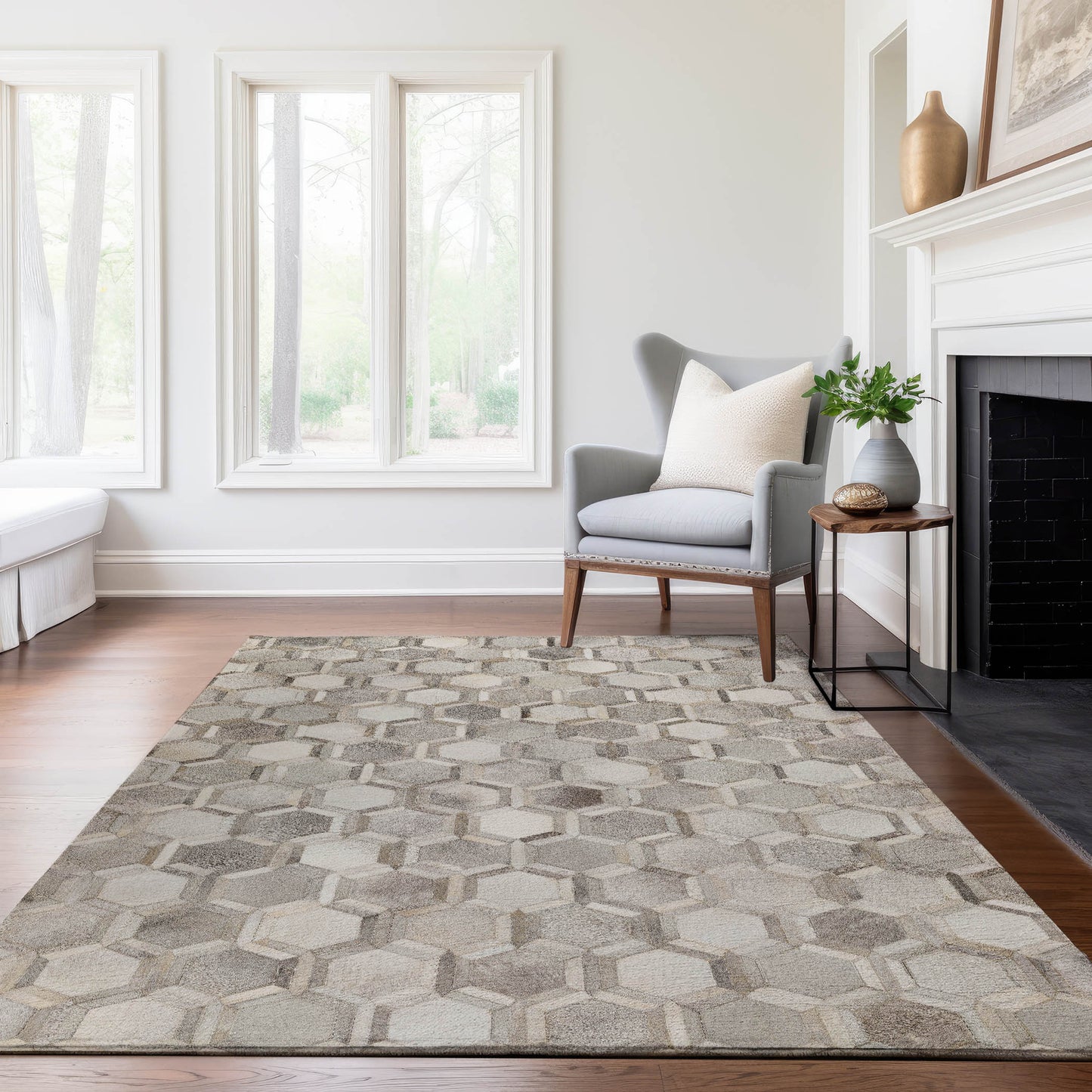 Machine Made Bozeman BM1 Gray - Dalyn Rugs