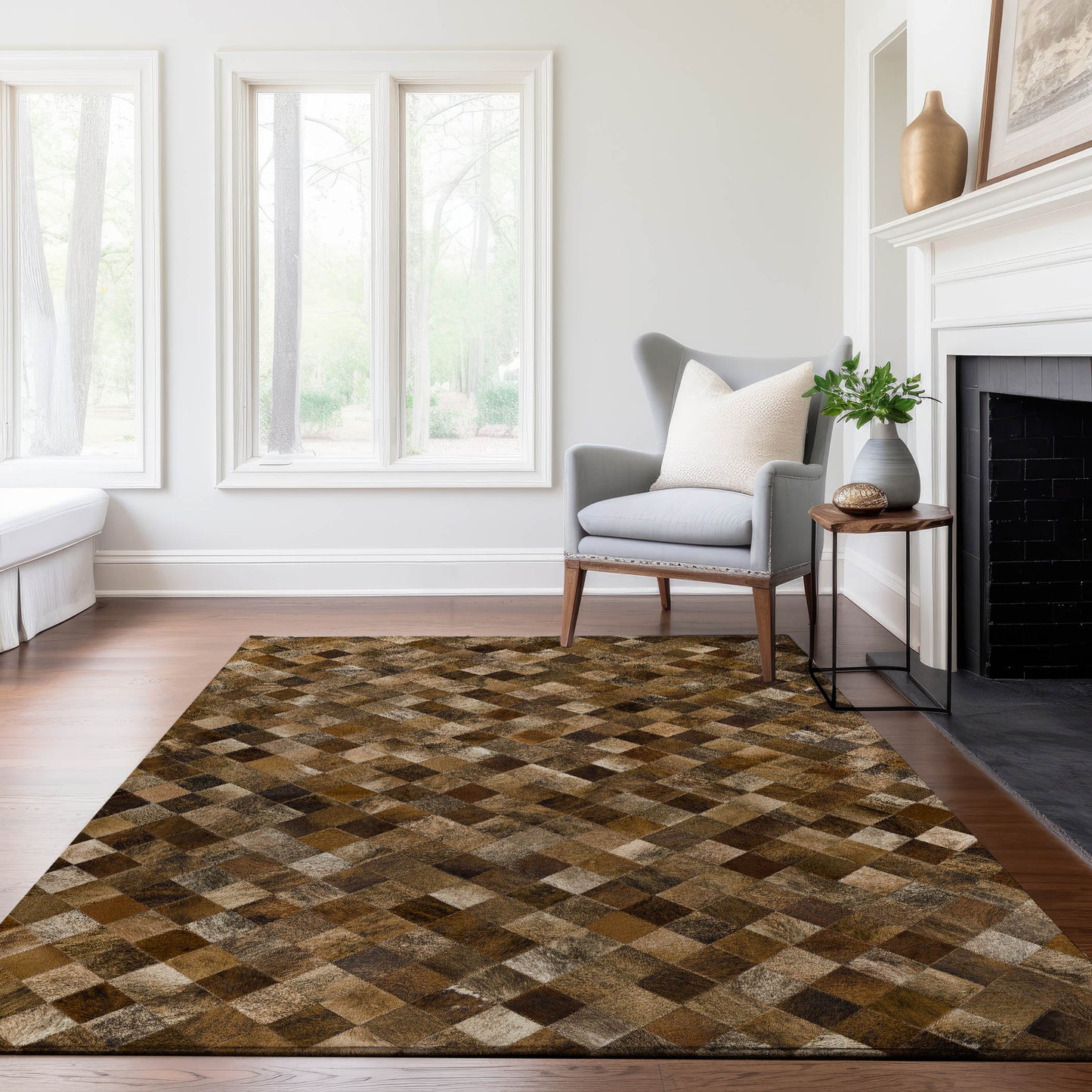 Machine Made Bozeman BM2 Brown - Dalyn Rugs