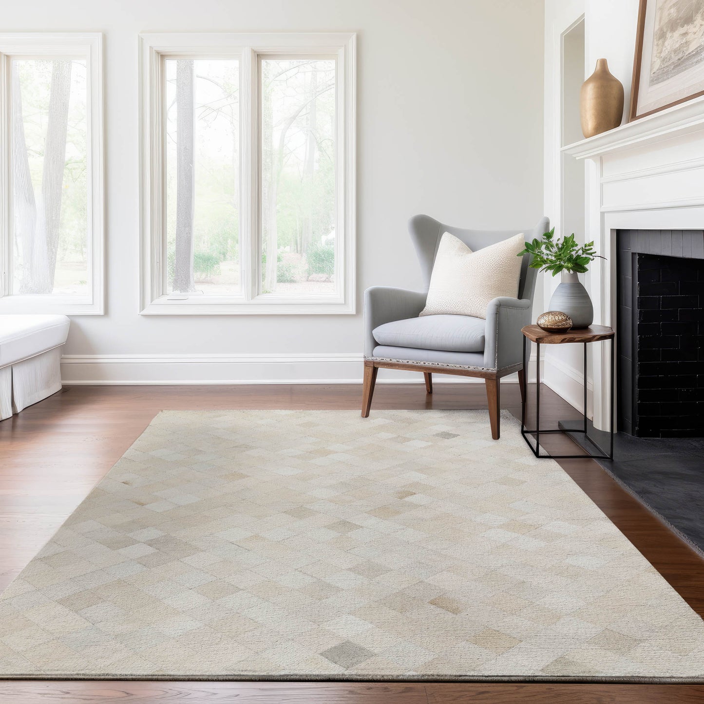 Machine Made Bozeman BM2 Linen - Dalyn Rugs