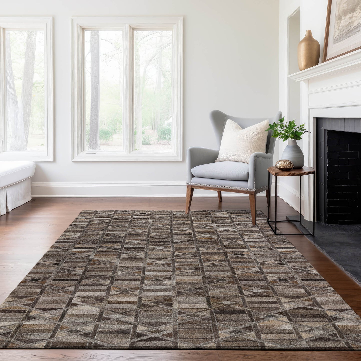 Machine Made Bozeman BM4 Gray - Dalyn Rugs