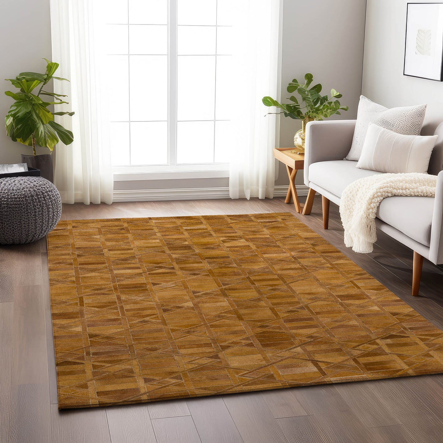 Machine Made Bozeman BM4 Rust - Dalyn Rugs