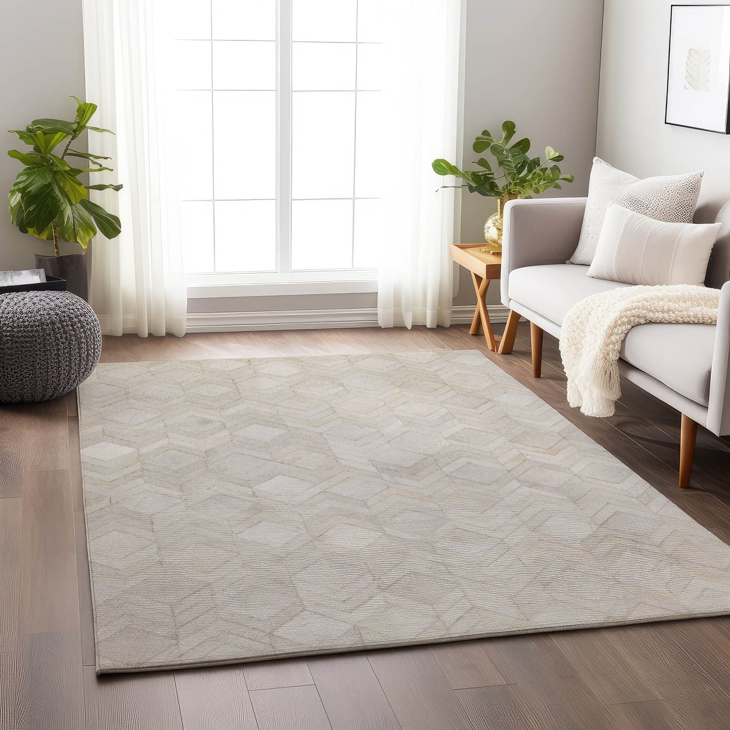 Machine Made Bozeman BM5 Linen - Dalyn Rugs