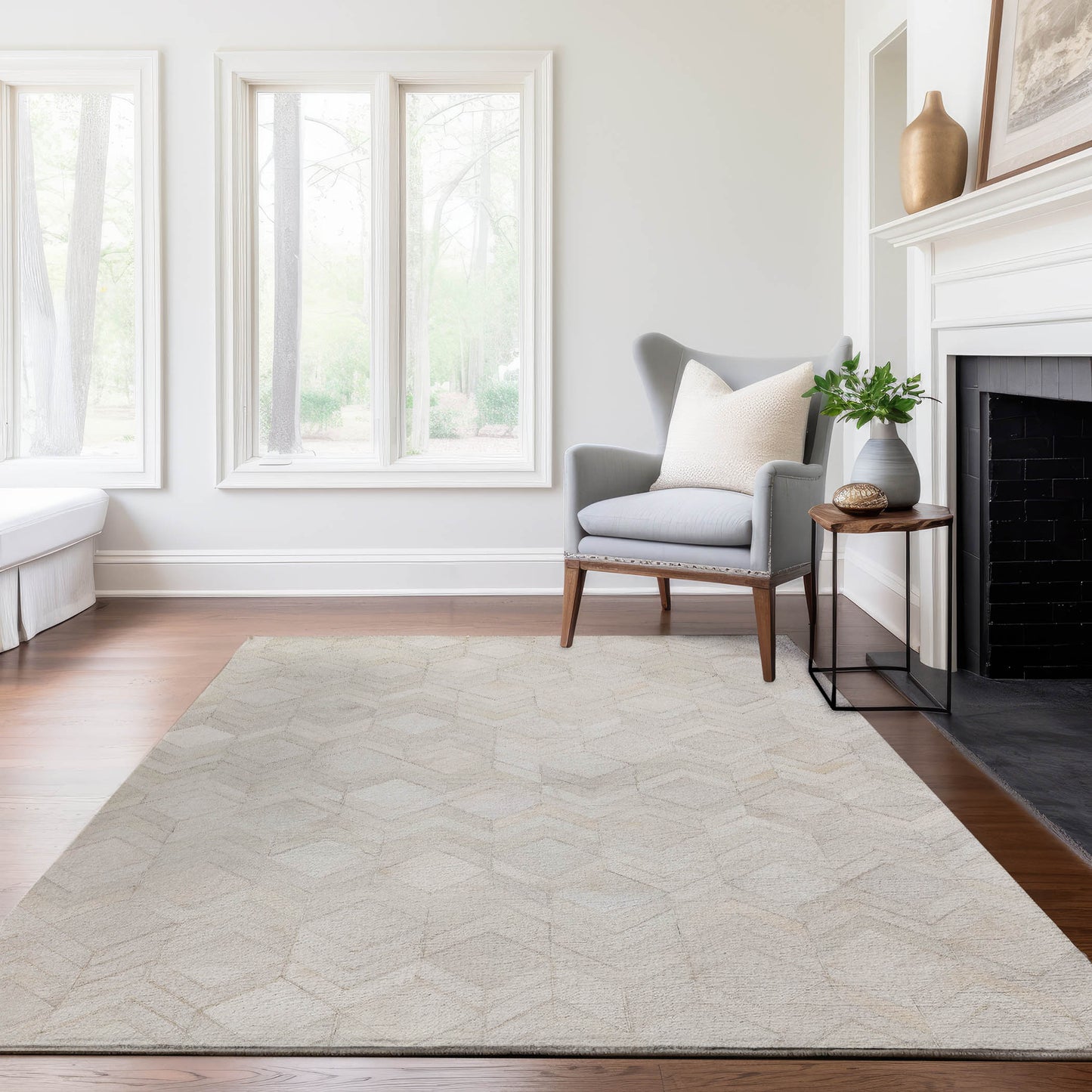 Machine Made Bozeman BM5 Linen - Dalyn Rugs