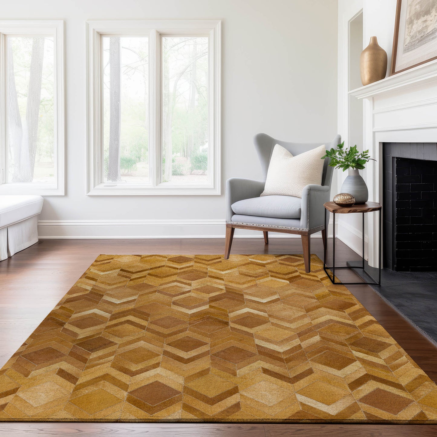 Machine Made Bozeman BM5 Rust - Dalyn Rugs