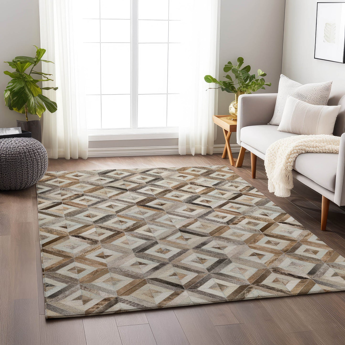 Machine Made Bozeman BM7 Gray - Dalyn Rugs