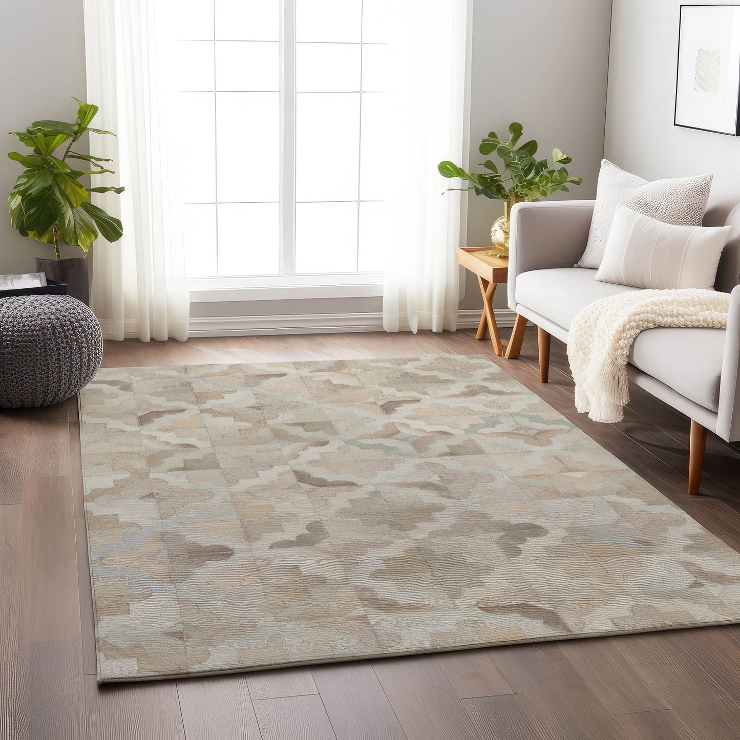 Machine Made Bozeman BM8 Linen - Dalyn Rugs