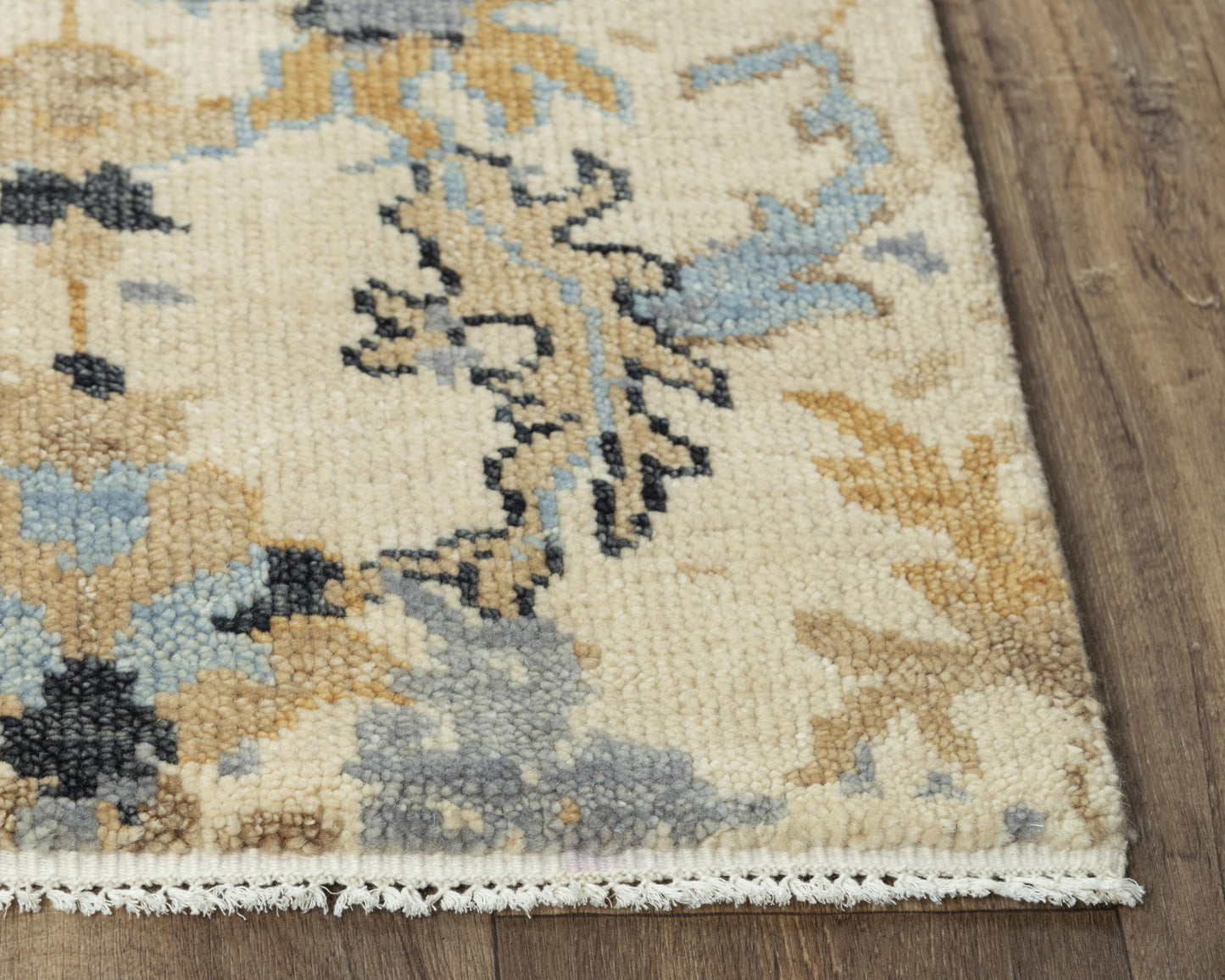 Belmont BMT955 Beige Hand Knotted Rug - Rizzy