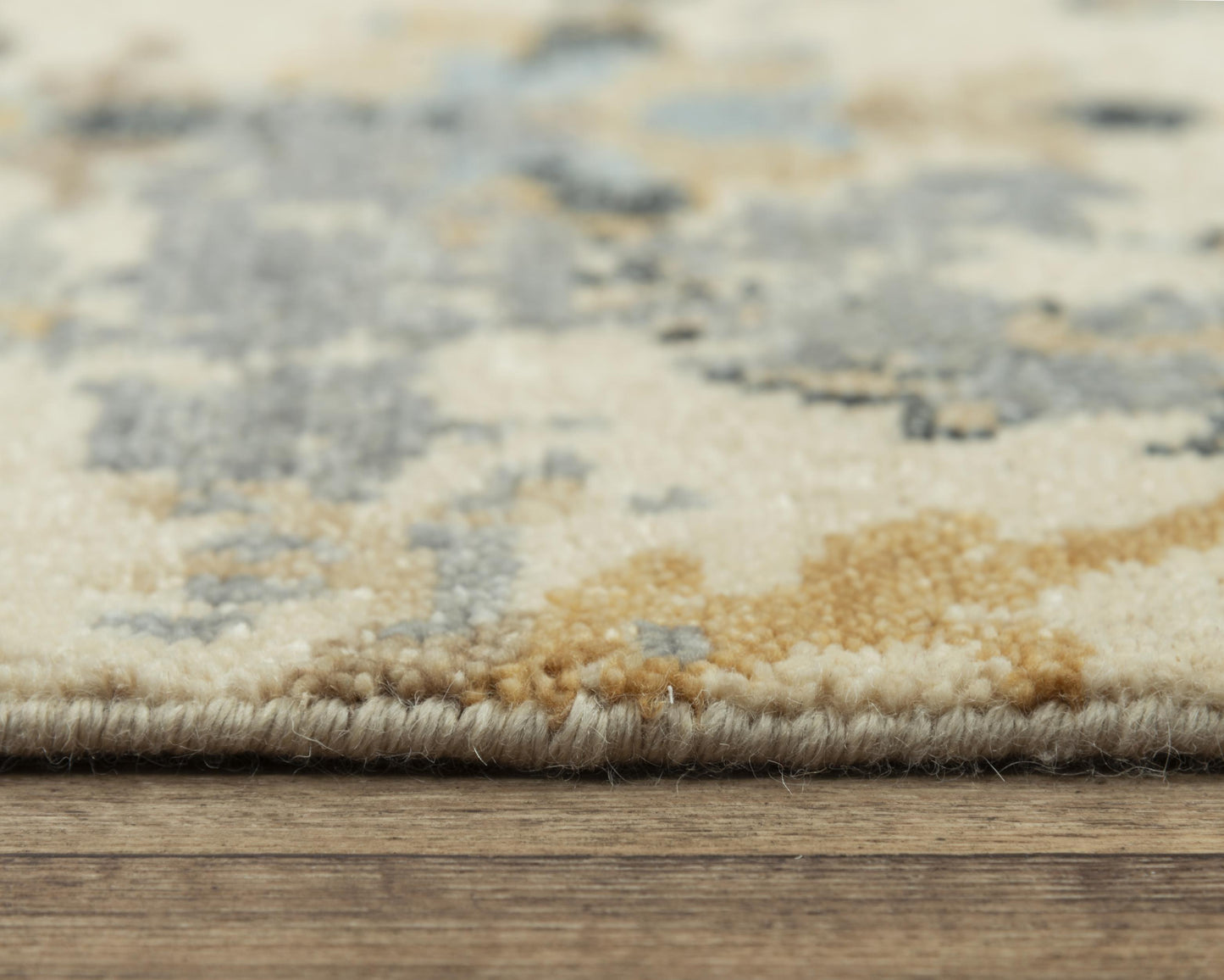Belmont BMT955 Beige Hand Knotted Rug - Rizzy