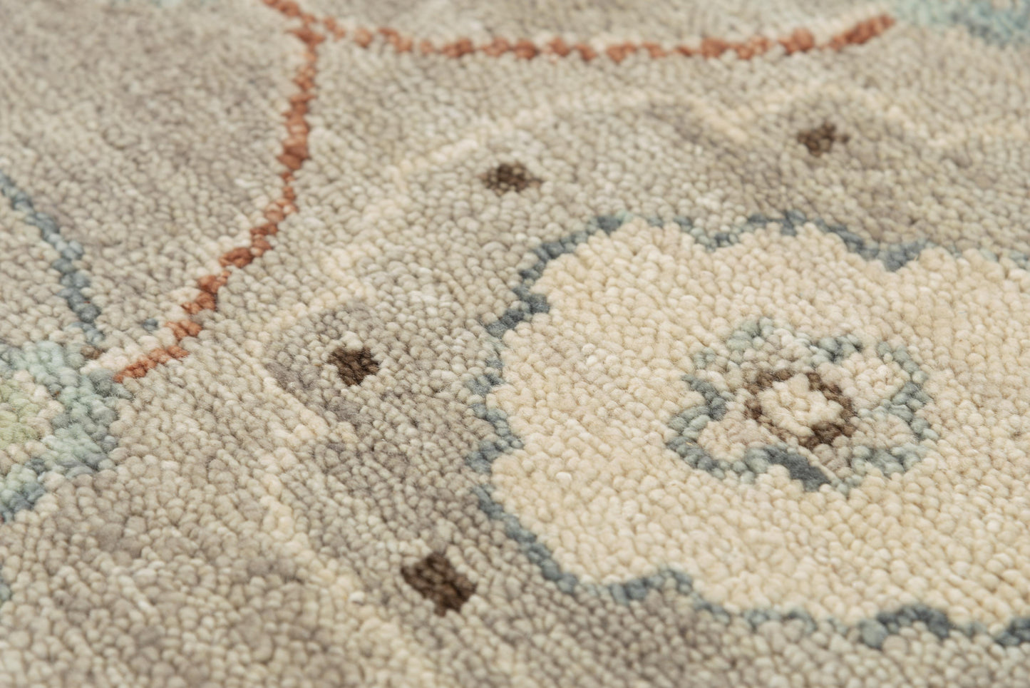 Belmont BMT956 Lt. Blue Hand Knotted Rug - Rizzy