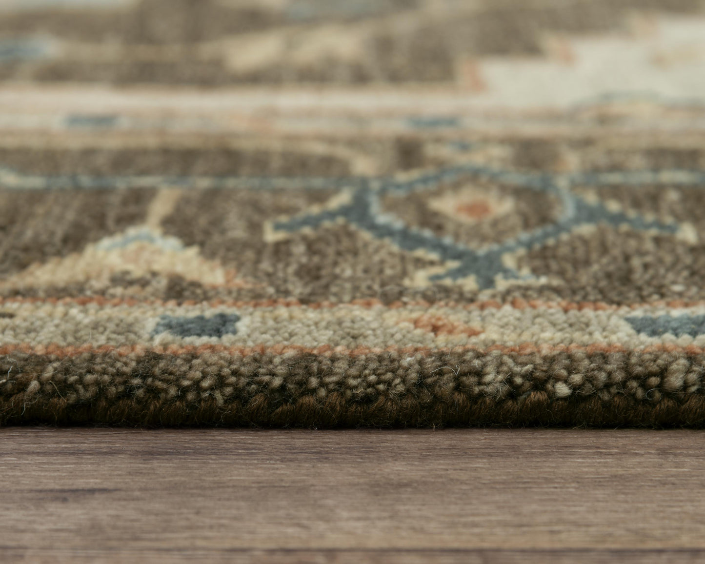 Belmont BMT958 Dk. Brown Hand Knotted Rug - Rizzy