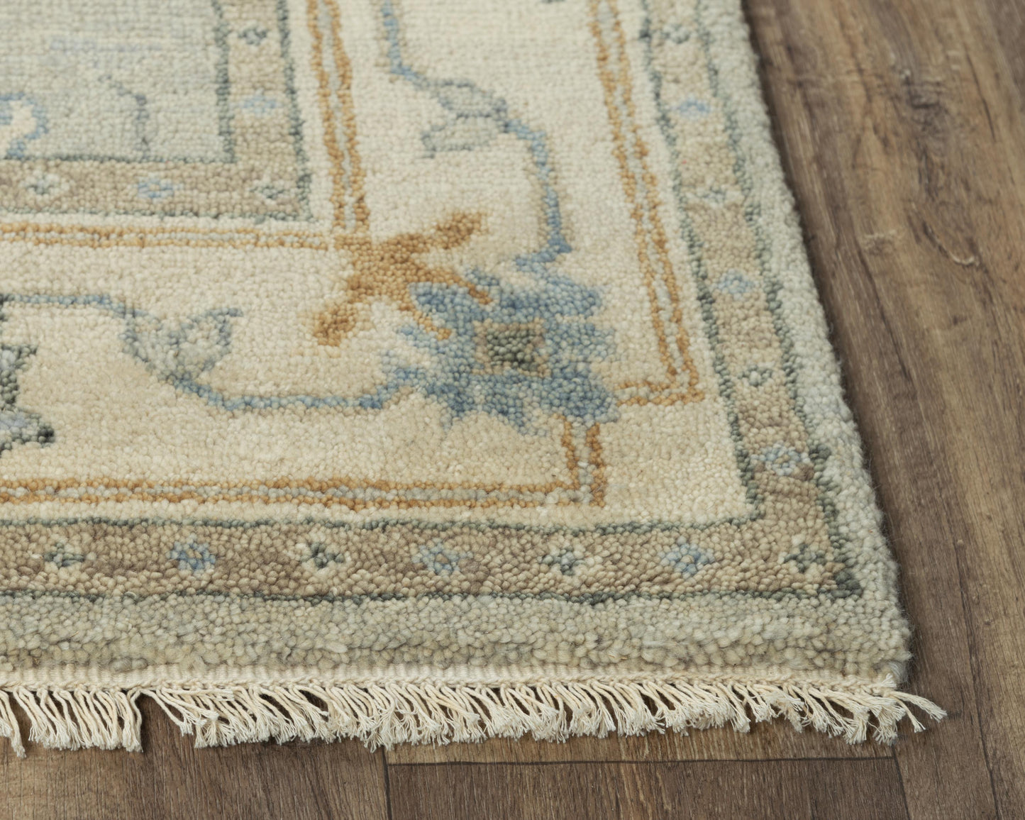 Belmont BMT959 Beige Hand Knotted Rug - Rizzy